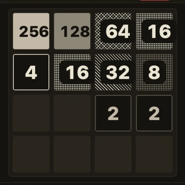 2048 screenshot