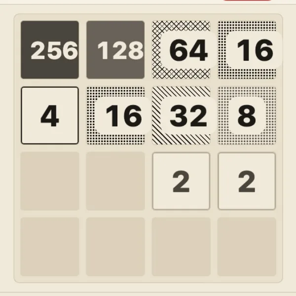 2048 screenshot
