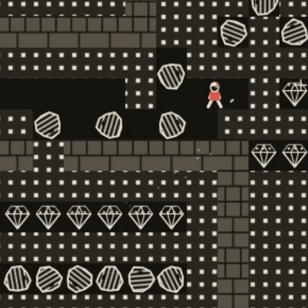 Boulder Dash: снимок экрана