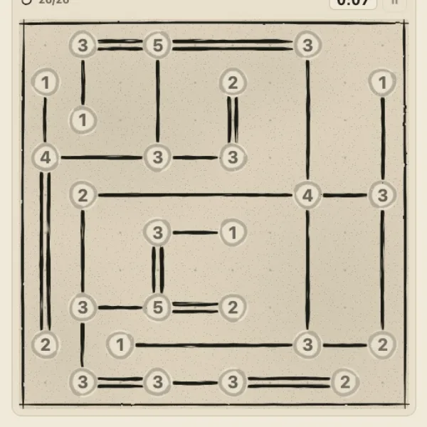 橋をかけろのゲーム画面